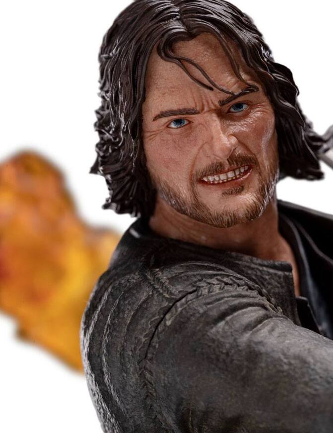 The Lord of the Rings Figures of Fandom PVC Statue Aragorn 28 cm - WETA865203344