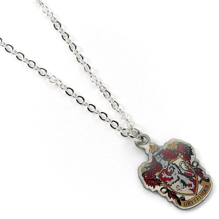 Harry Potter Gryffindor Crest Necklace (silver plated) - EWNX0022
