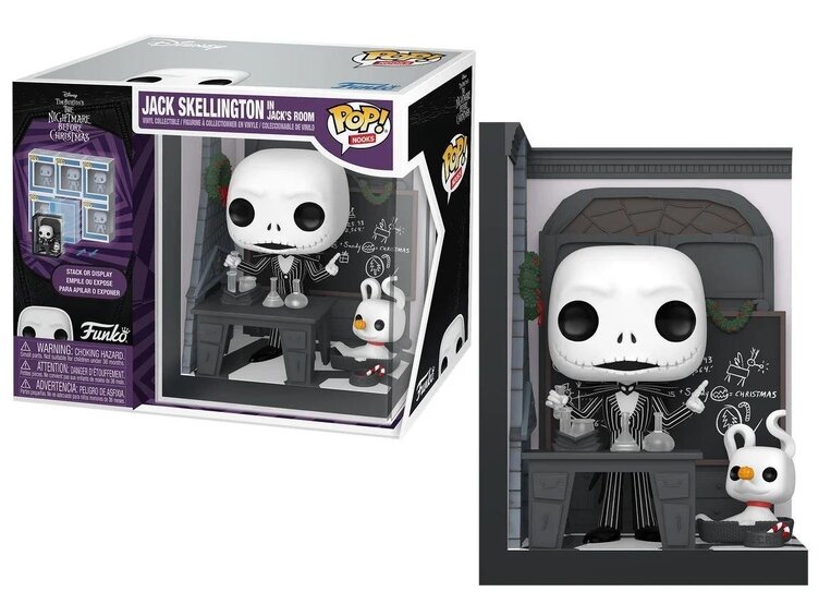 Funko POP! Book Nook: Disney: The Nightmare Before Christmas - Jack Skellington's Room Figure 