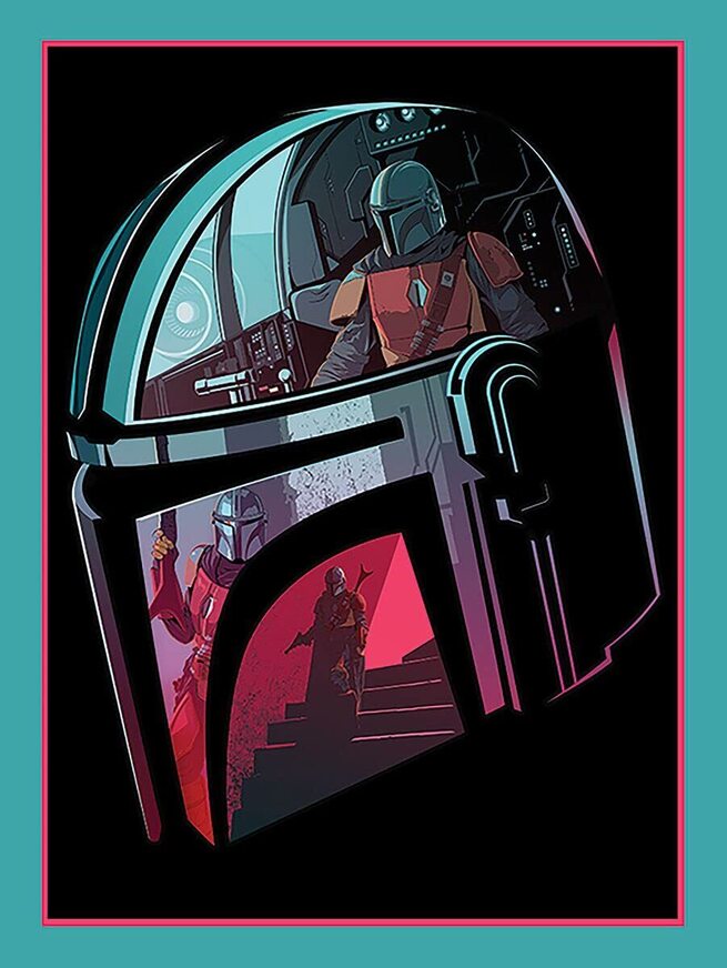 Star Wars: The Mandalorian (Helmet Section) Canvas 30X40 - DC12133
