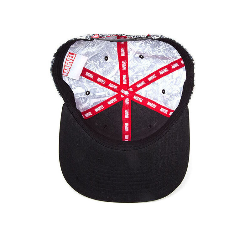 Marvel Comics Snapback Cap Classic Red & White Logo - SB097528MAR