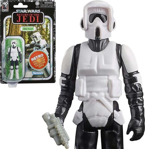 Star Wars: Retro Collection - Biker Scout Φιγούρα Δράσης (10cm) - F7279