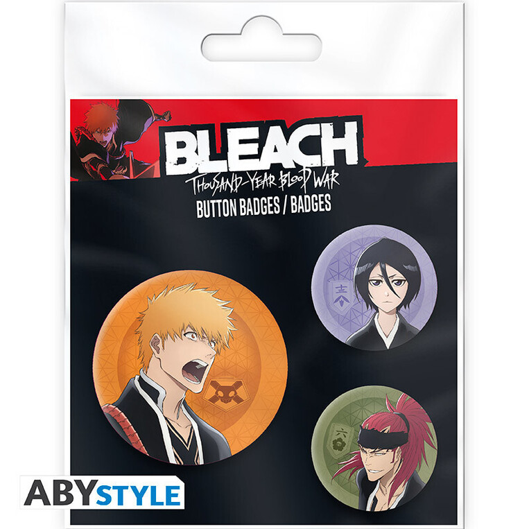 Bleach Tybw Badge Pack - Ichigo, Rukia, Renji - ABYACC581