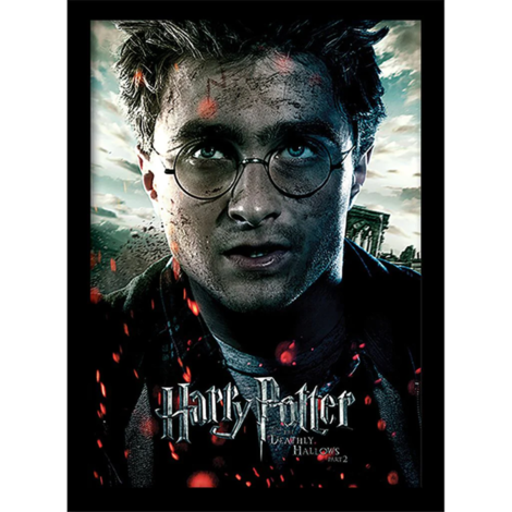 Harry Potter (Deathly Hallows Part 2 - Harry) Wooden Framed Print (30x40) - FP11083P