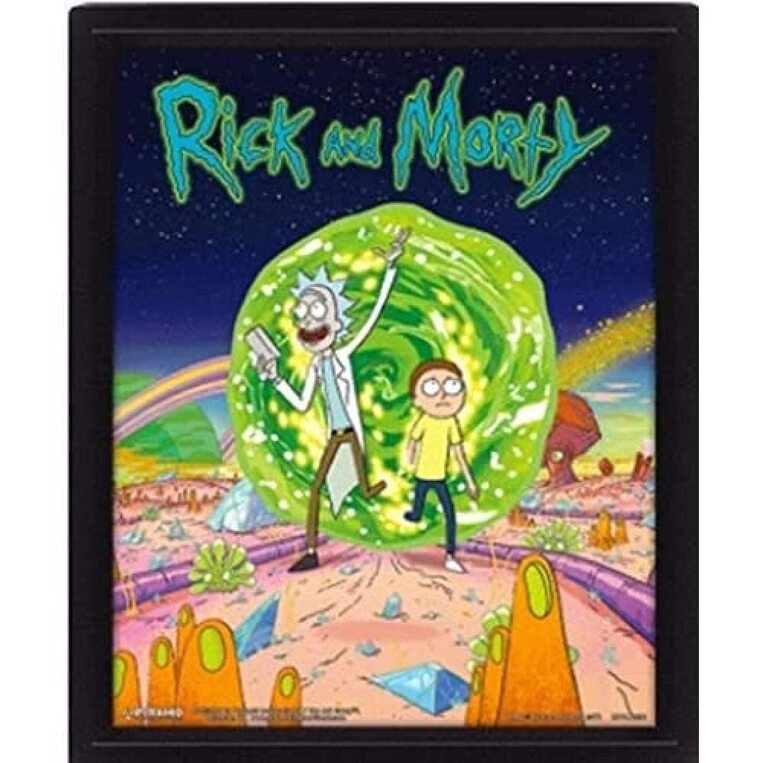 Rick And Morty 3D Lenticular Poster 26 x 4cm - EPPL71251L