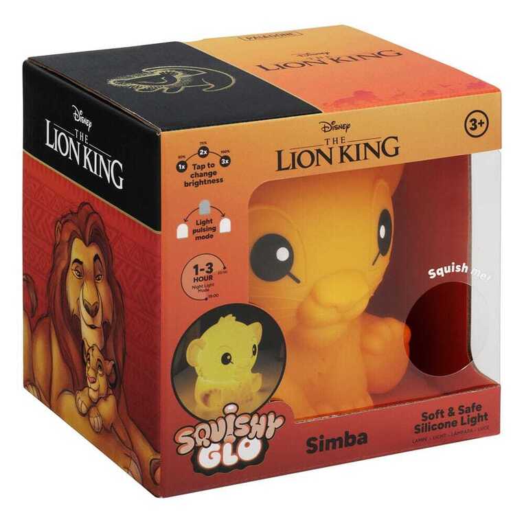 Disney Squishy Glo Silicon Light The Lion King Simba 15 cm - PP14463LK 