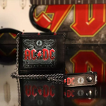 AC/DC Black Ice Logo Wallet with Chain - NEMN-B5520T1