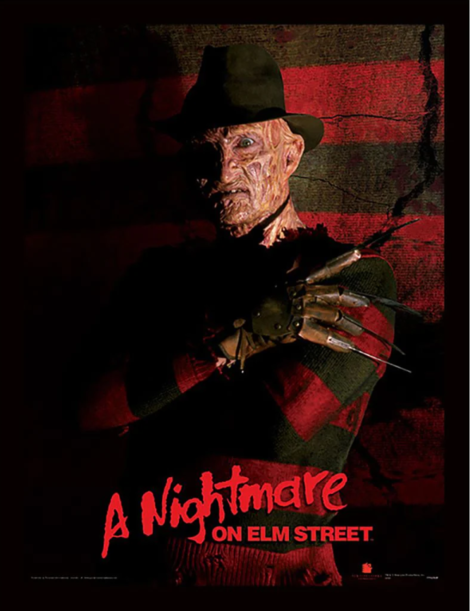 A Nightmare on Elm Street (Freddy Krueger) Wooden Framed Print (30x40) - FP11250P