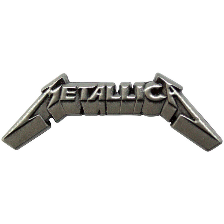 Metallica Pin Badge: 3D Logo - METPIN07