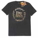 Lord Of The Rings – Gold Foil Logo Inc. Acid Wash T-Shirt) - LOR02314TSB- S