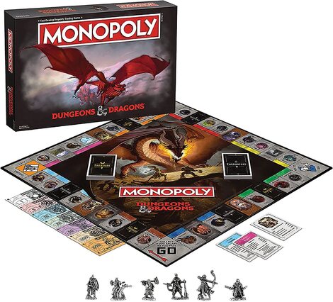 Monopoly: Dungeons & Dragons - Board game - WM02022-EN1