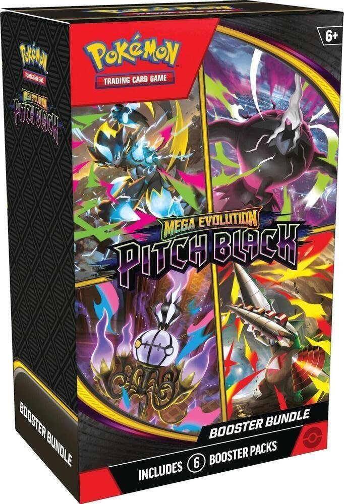 Pokemon TCG Mega Evolution: Pitch Black - Booster Bundle (6 Booster) - POK104221