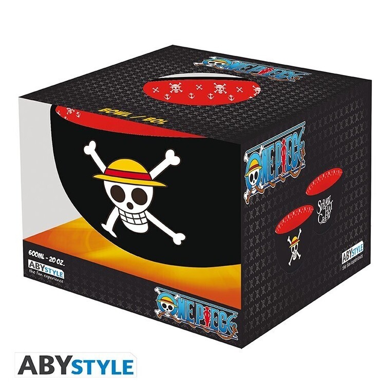 One Piece Bowl - 600ml - "Skulls" - ABYBOL072