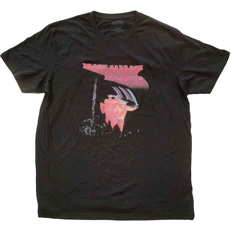Black Sabbath Unisex T-Shirt: Paranoid Motion Trails (Black) - BSTS14MB- XXL
