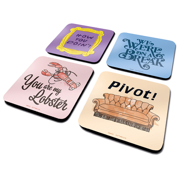 Friends Coaster  4-Pack Quotes - CSP0028