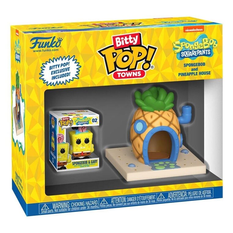 Funko Bitty POP! Town: SpongeBob SquarePants - SpongeBob and Pineapple House Figure