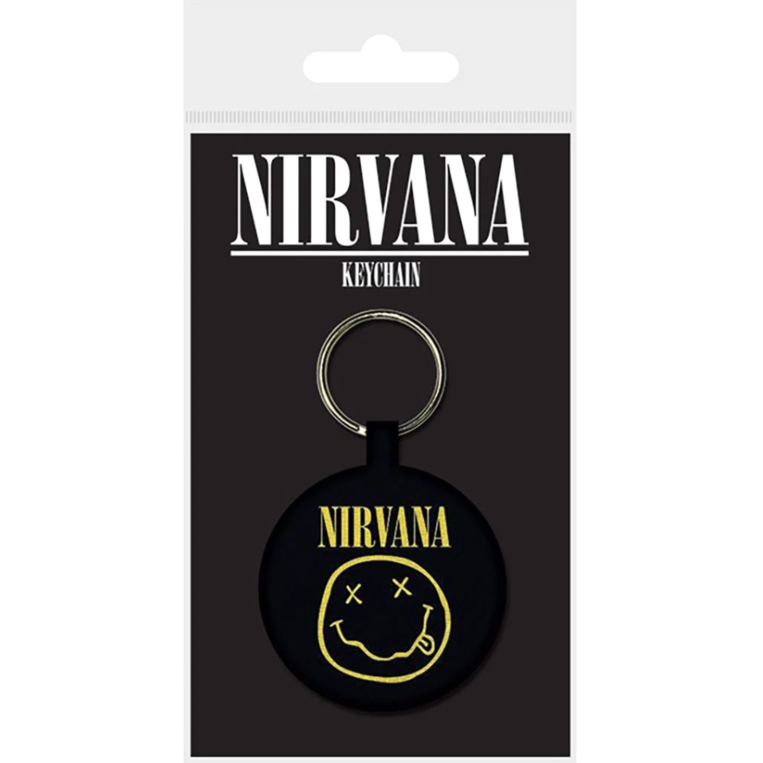 Nirvana (Smiley) Woven Keychain - WK39106