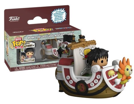 Funko Bitty POP! Ride: One Piece - Luffy with Thousand Sunny Figure