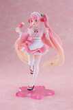 Hatsune Miku PVC Statue Newley Written Sakura Miku Japanese Cafe Ver. Reissue 18 cm - TAITO452033100