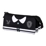 Wednesday Varsity Triple Pencil Case - KMN06148