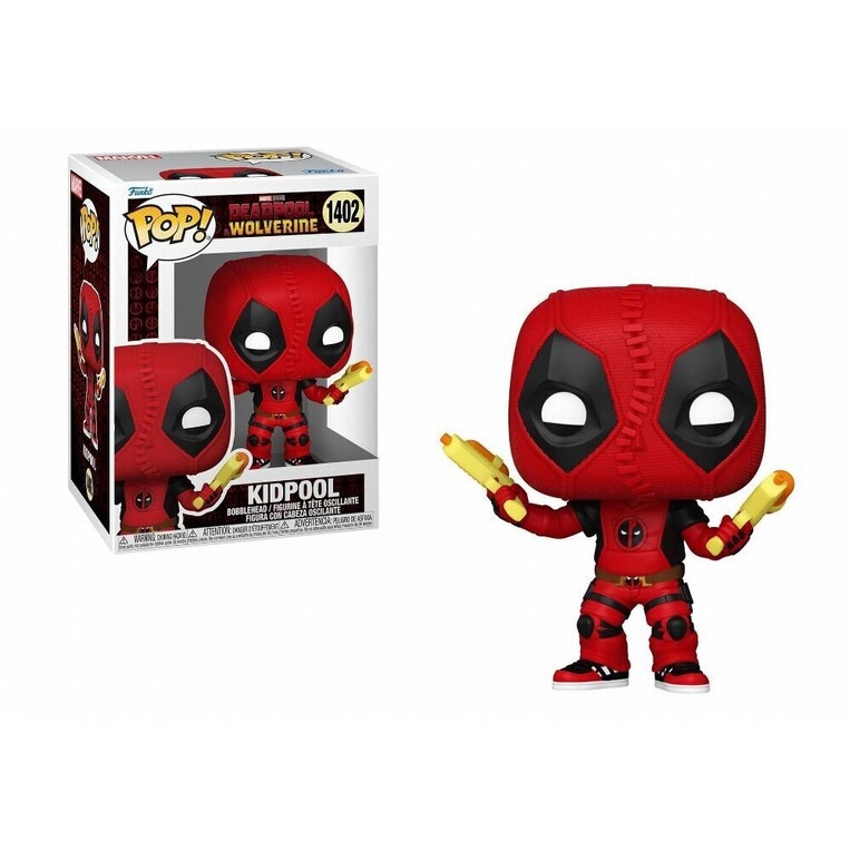 Funko Pop! Marvel: Deadpool Wolverine - Kidpool #1402 Bobble-Head Vinyl Figure