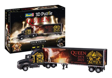Queen 3D Puzzle Truck & Trailer - REV00230