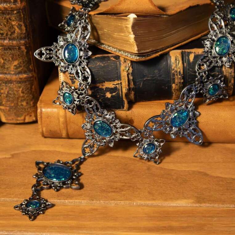 Harry Potter Cursed Opal Necklace 1/1 Replica (56cm) - NN7750