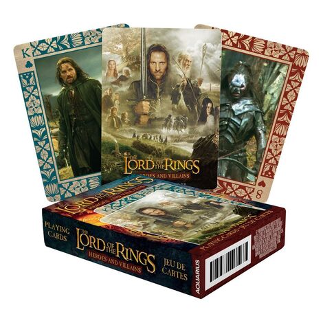 Lord of the Rings Playing Cards Heroes and Villains - NMR52748