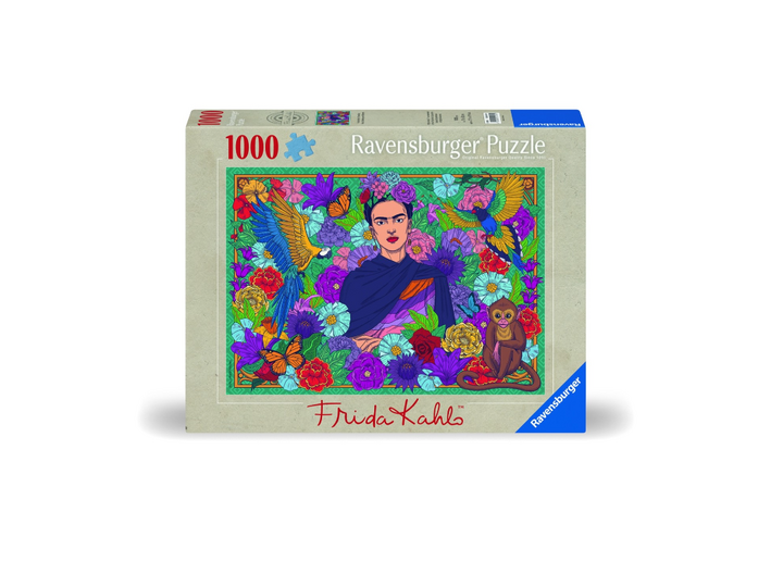 Ravensburger Puzzle: Frida Khalo's Pradise Parrot, Monkey and Blooms 1000pcs - 12001475 