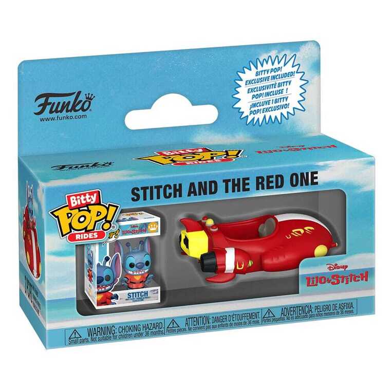 Funko Bitty POP! Ride: Lilo & Stitch - The Red One with Stitch Figure