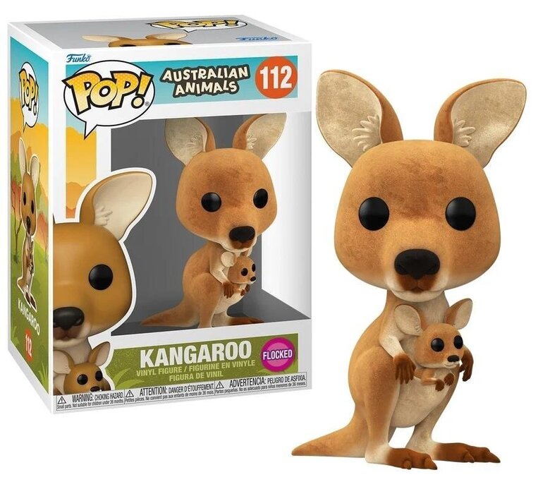 Funko POP! Australian Animals - Kangaroo (Flocked) #112 Figure