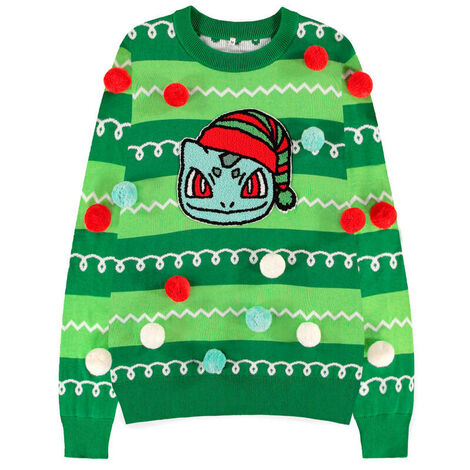 Pokemon Bulbasaur Patched Christmas Jumper - KW148352POK