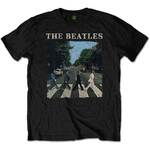 The Beatles Kids T-Shirt: Abbey Road & Logo (Black) - BEATTEE46BB