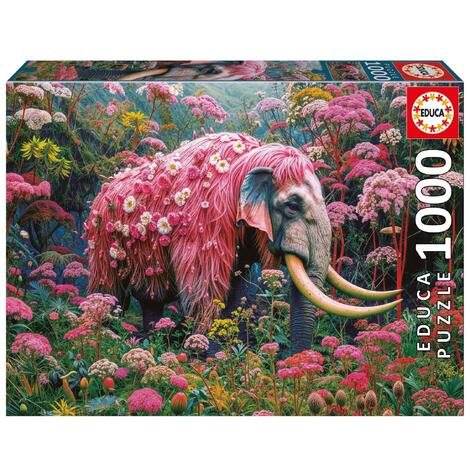 Educa Puzzle Floral Elephant 1000 pieces - 020.229