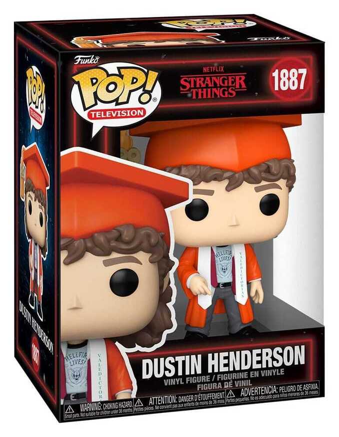 Funko Pop! Television: Stranger Things - Dustin Henderson (Graduation) #1887 Vinyl Figure