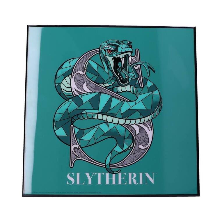 Harry Potter Crystal Clear Picture Slytherin 32 x 32 cm - B5632T1