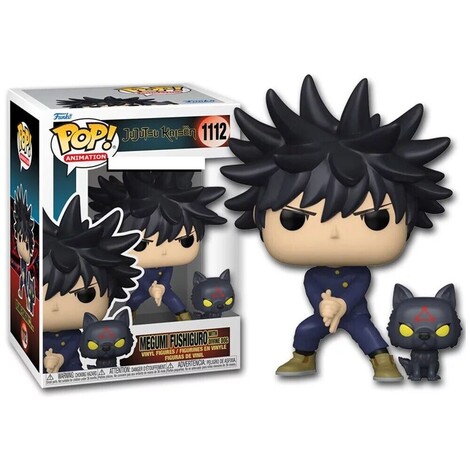Funko POP! Jujutsu Kaisen - Megumi Fushiguro with Dog #1112 Figure