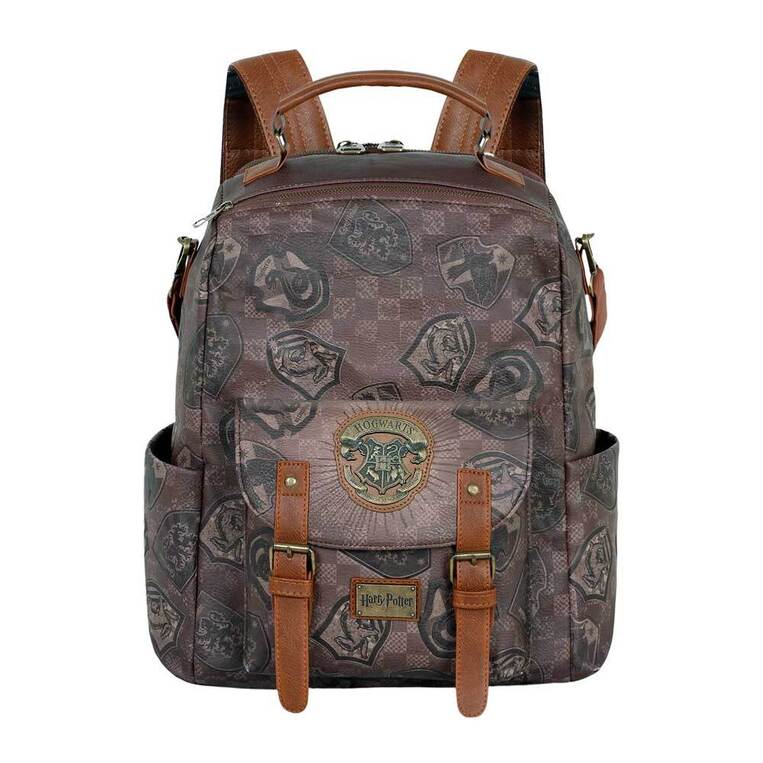 Harry Potter - Hogwarts Houses - Epic BackPack (brown) - KMN04822