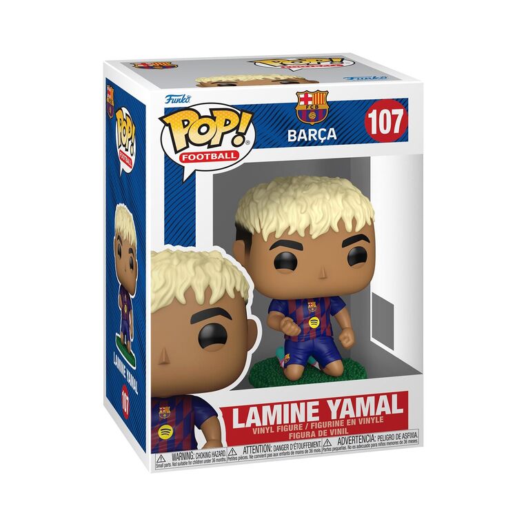 Funko Pop! Football: Barcelona - Lamine Yamal (Kneeling) #107 Vinyl Figure