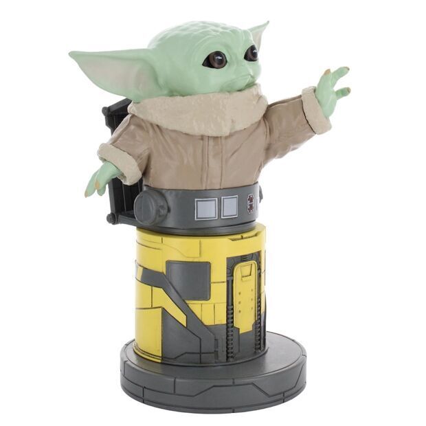 Star Wars The Mandalorian Grogu Figure Clamping Bracket Cable Guy 21cm - 