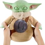 Star Wars The Mandalorian & Grogu The Interactive Companion 25cm Grogu Plush Toy with Open-Up Eyes - JKN44