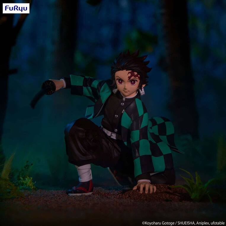 Demon Slayer: Kimetsu no Yaiba Noodle Stopper PVC Statue Kamado Tanjiro 13 cm -FRYU40252