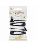 Harry Potter Deathly Hallows Hair Clip Set - EHPCS0054