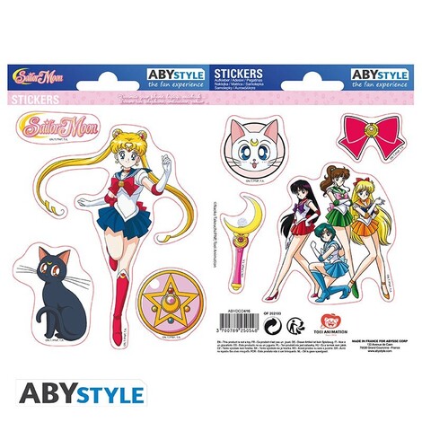 Sailor Moon -Stickers - 16x11cm/ 2 Sheets - Sailor Moon X5 - ABYDCO416
