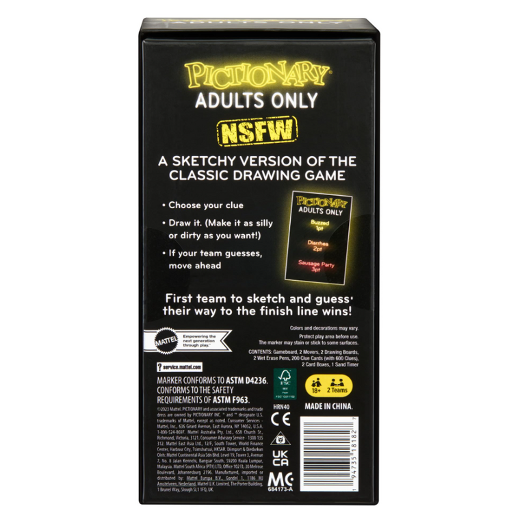 Pictionary Adults Only - HRN40