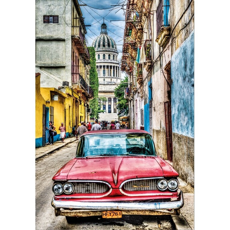 Educa Puzzle Vintage Car in Old Havana 1000 pieces - 016.754