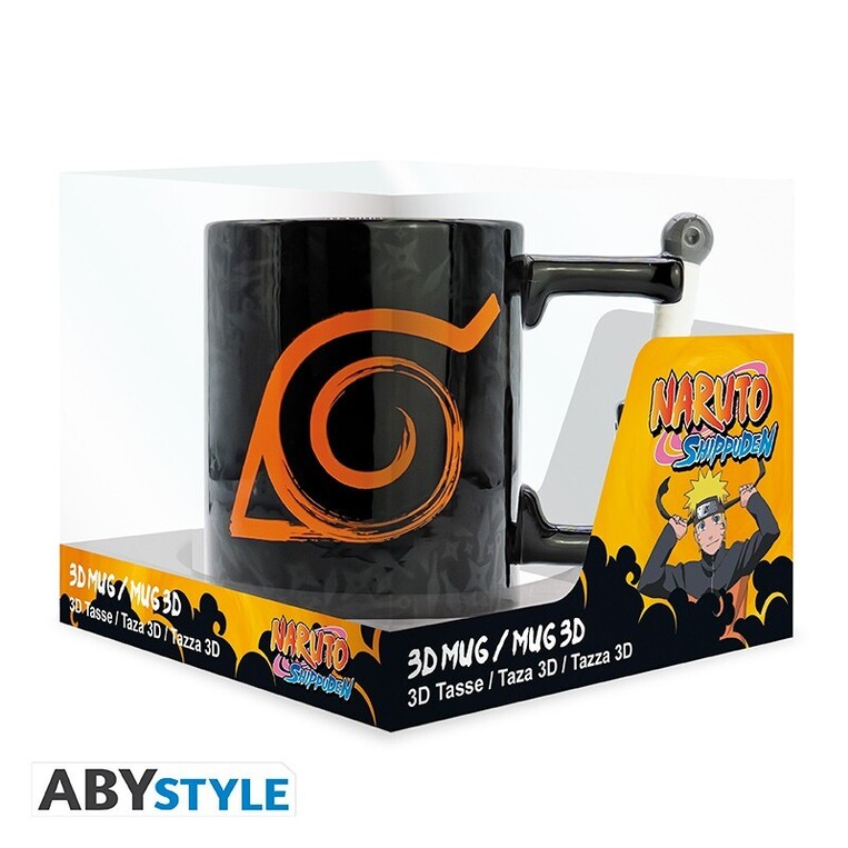 Naruto Shippuden - Mug 3d Handle - Kunai Konoha - ABYMUGA095