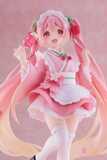 Hatsune Miku PVC Statue Newley Written Sakura Miku Japanese Cafe Ver. Reissue 18 cm - TAITO452033100