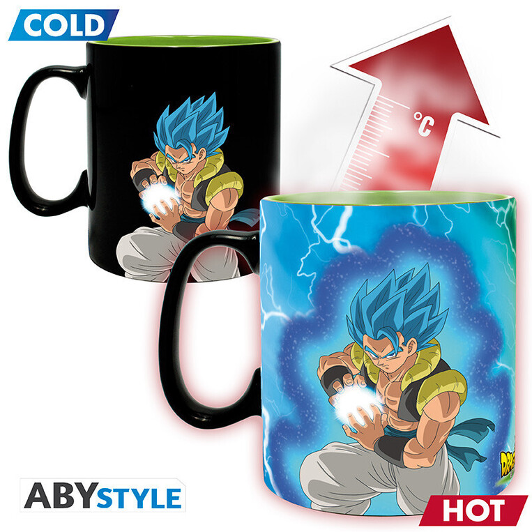 Dragon Ball Broly Mug Heat Change 460ml gogeta & broly - ABYMUGA441