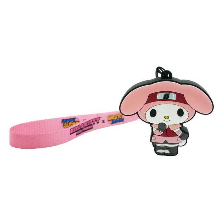 Naruto Shipudden x Hello Kitty PVC Keychain My Melody Sakura - TEKN811654